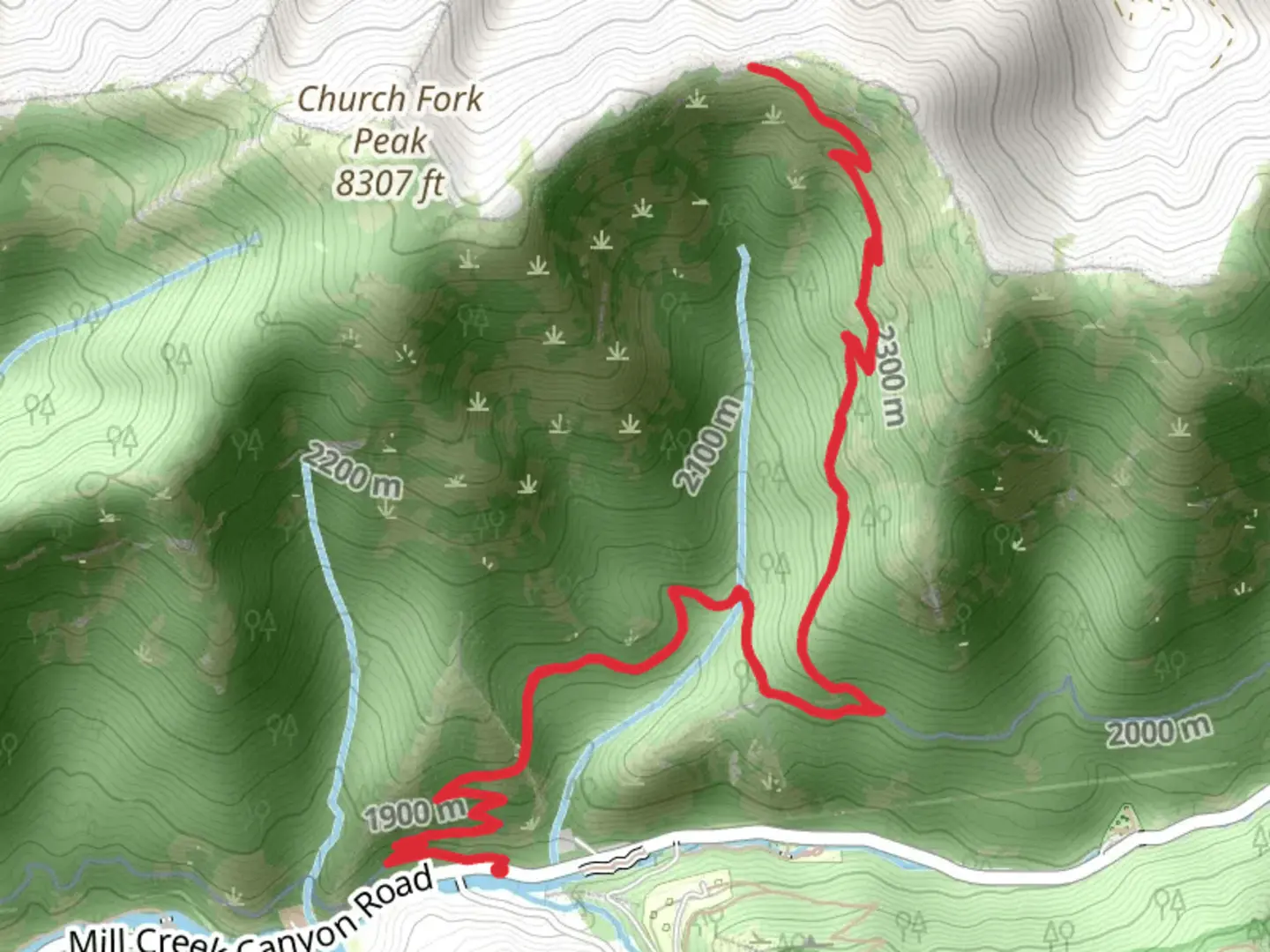 An image depicting the trail Pipeline and Burch Hollow Trail and its surrounding area.