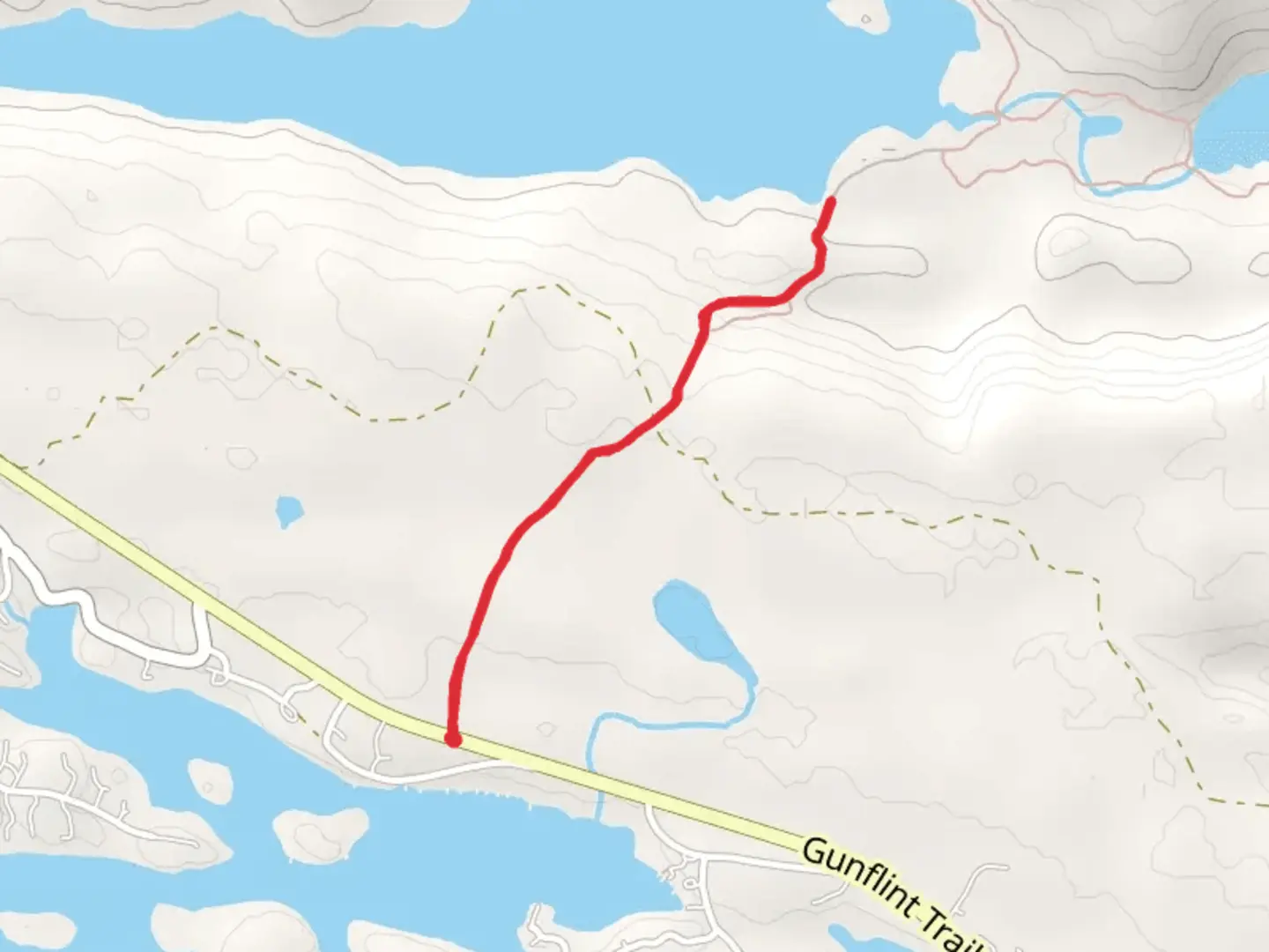 An image depicting the trail South Lake Trail and its surrounding area.