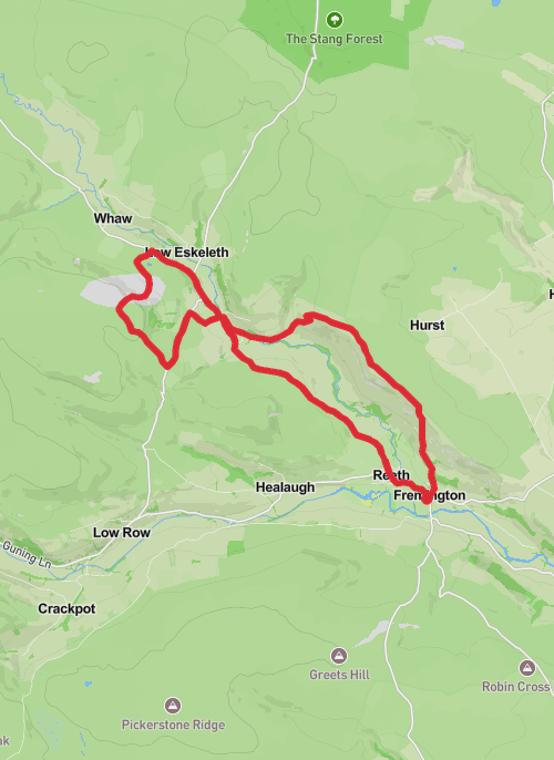Richmondshire Mountain Biking mobile static map