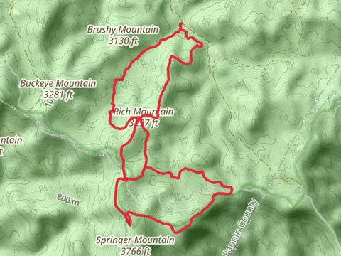Rich Mountain and Ball Mountain Loop