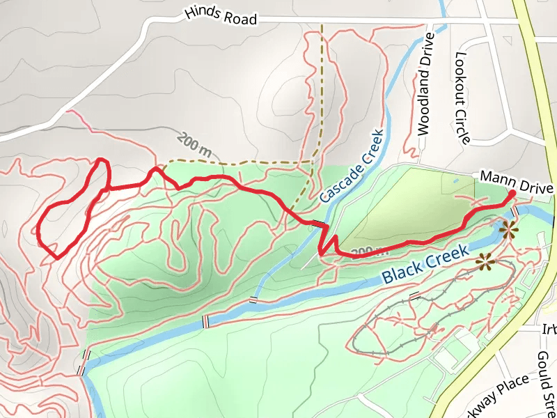 Black Creek and Whatley Loop Trail
