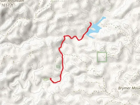 Choccolocco Creek Lake Number 7 via Pinhoti Trail - Pine Glen Recreation Area