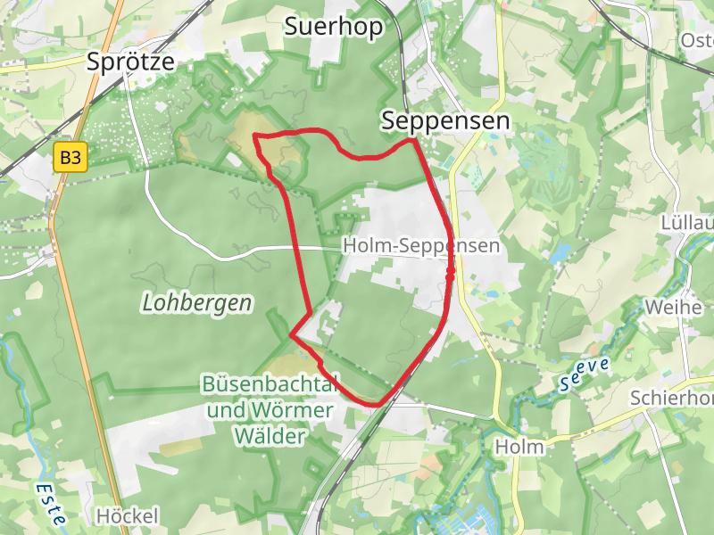Holm Seppensen, NSG Brunsberg and Pferdekopf Loop