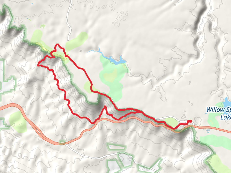 Rim Lakes Vista Trail and Drew Canyon Trail Loop