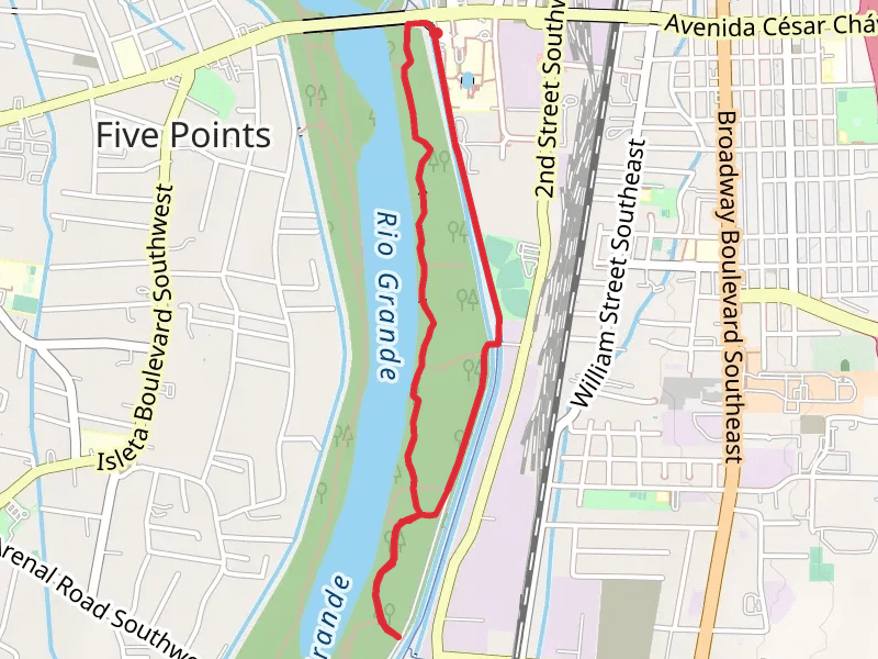 Barelas Railroad Park Loop