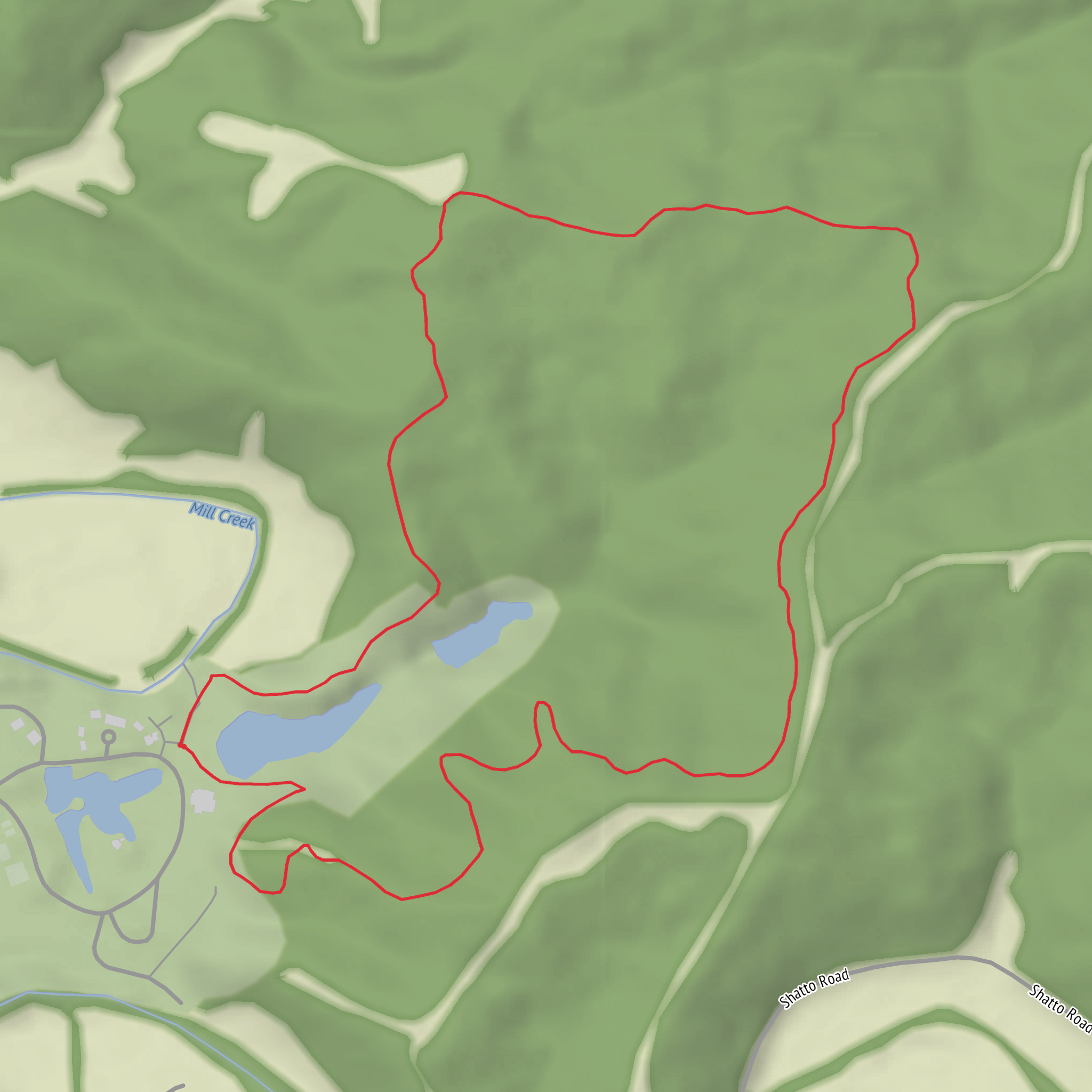Bear Claw Trail mobile static map
