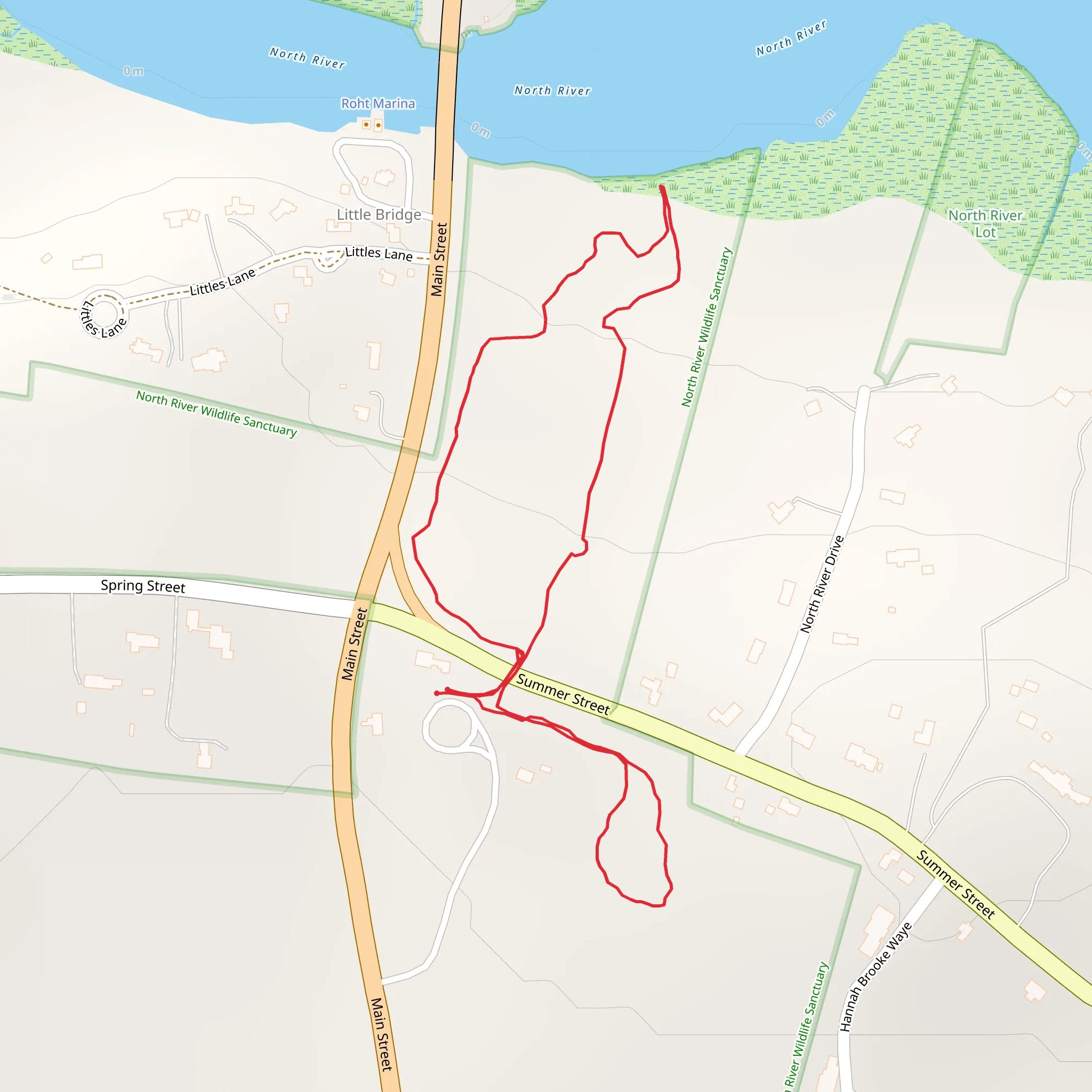 North River - Spring Street mobile static map