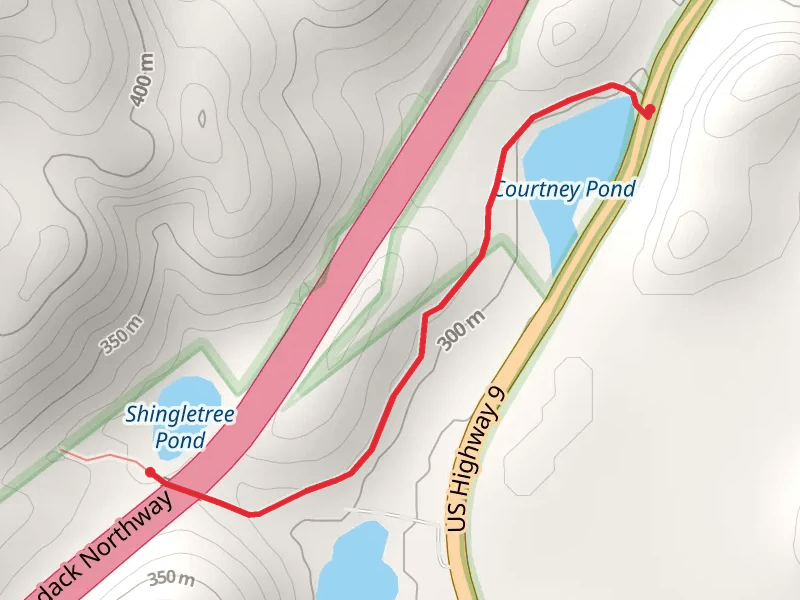 Courtney Pond and Shingletree Pond Trail