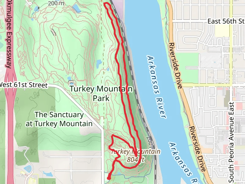 Yellow Trail and Turkey Mountain Loop
