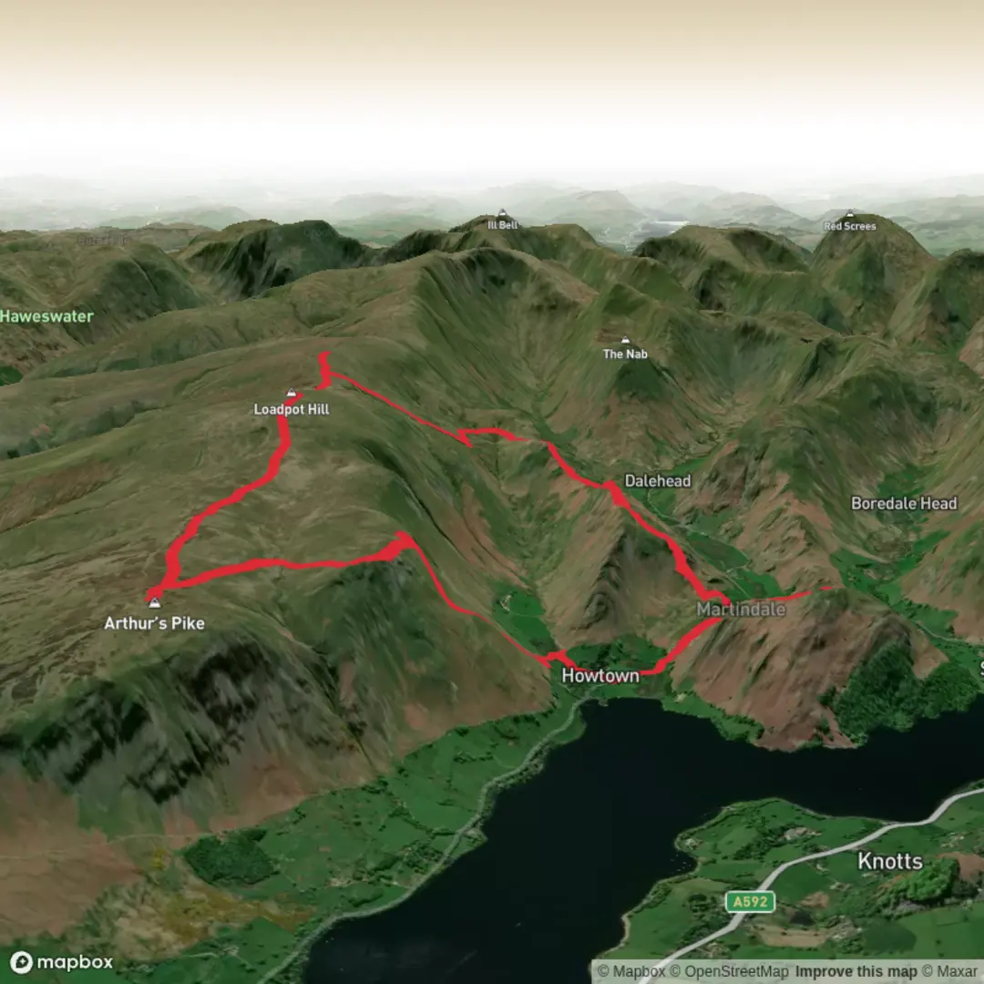 An image depicting the trail Fusedale Circuit and its surrounding area.