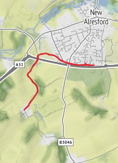 Winchester Running mobile static map