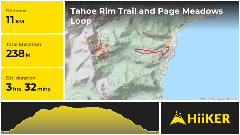 Tahoe Rim Trail and Page Meadows Loop | Placer County | California