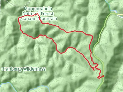 North Fork, Sugar Creek Mountain and Middle Fork Loop Trail