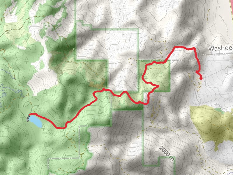 Hobart Creek Reservoir via Franktown Creek Road