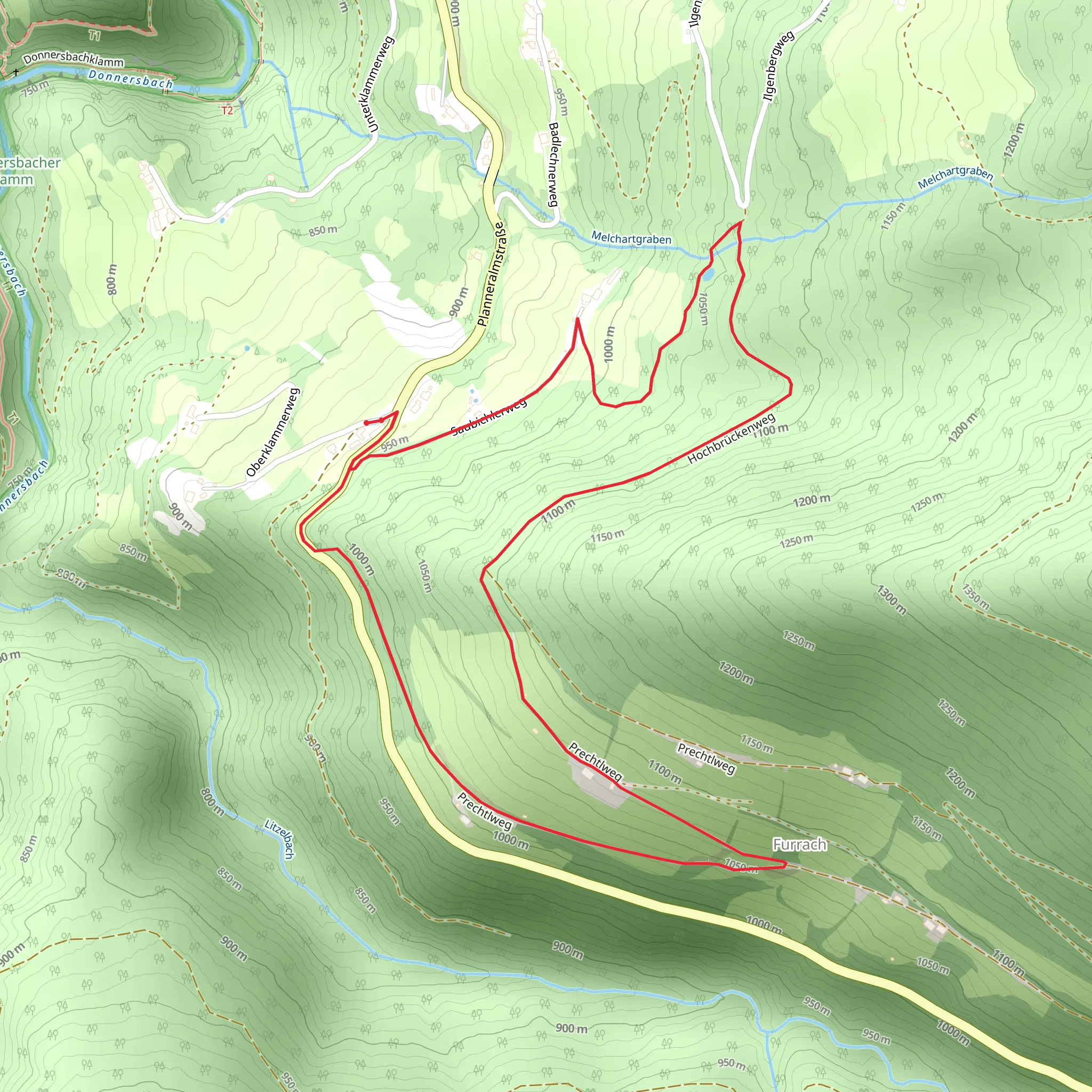 Hochbrückenway mobile static map