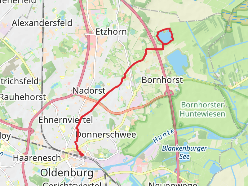 Kleiner Bornhorster See Loop - Oldenburg