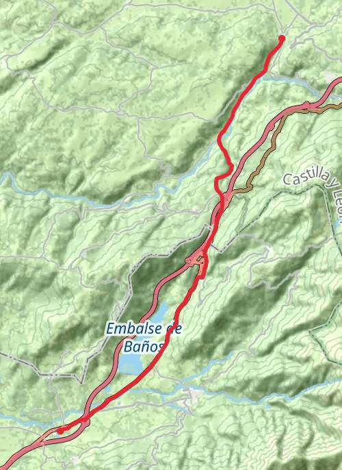 Aldeanueva del Camino Vandring mobile static map