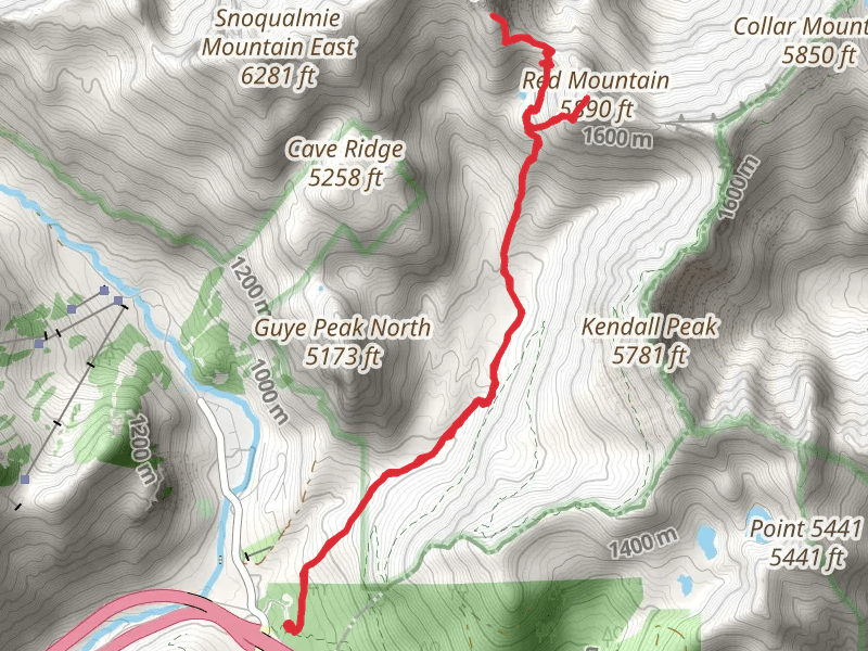 Red Mountain and Commonwealth Basin Trail