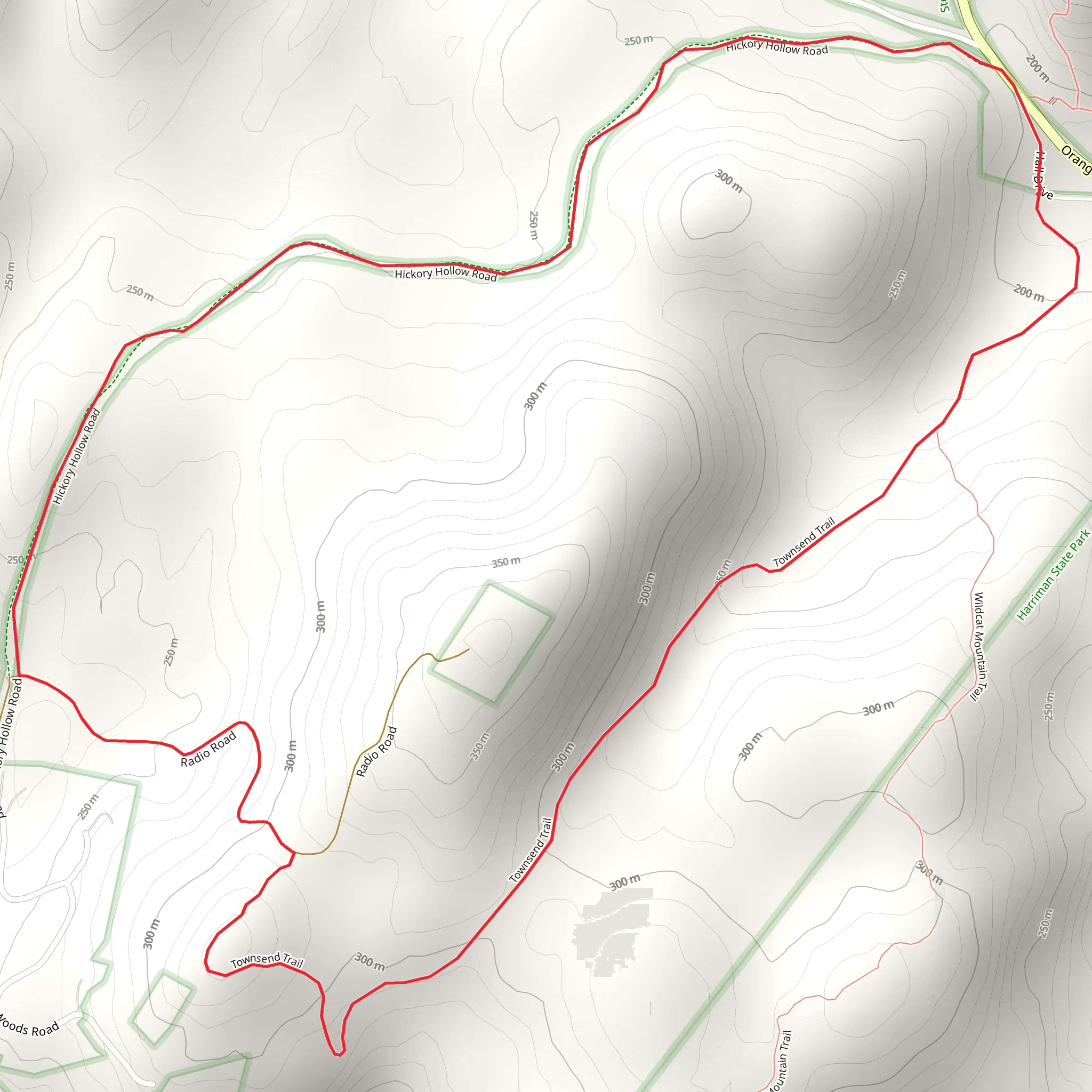 Townsend Trail mobile static map