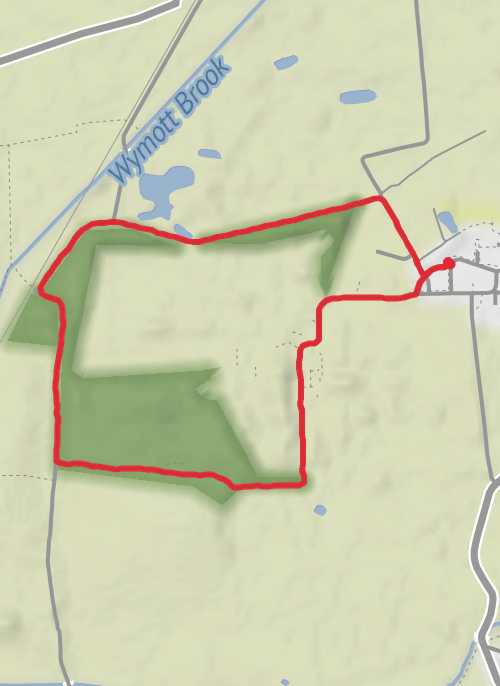 Hike from Leyland mobile static map