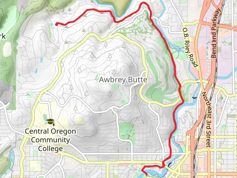 Descutes River Trail from Northwest Kirkaldy Court