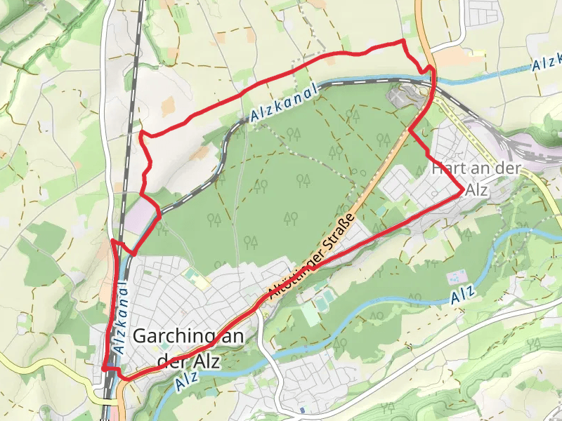 Garching an der Alz and Hart an der Alz Loop