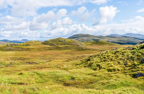 Gillaval Dubh, Giolabhal Glas, Beinn na Teanga, Sron a' Sgaoth and Loch a' Siar Loop