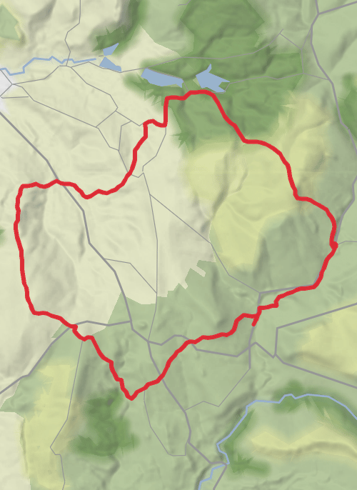 Shutlingaloe  mobile static map