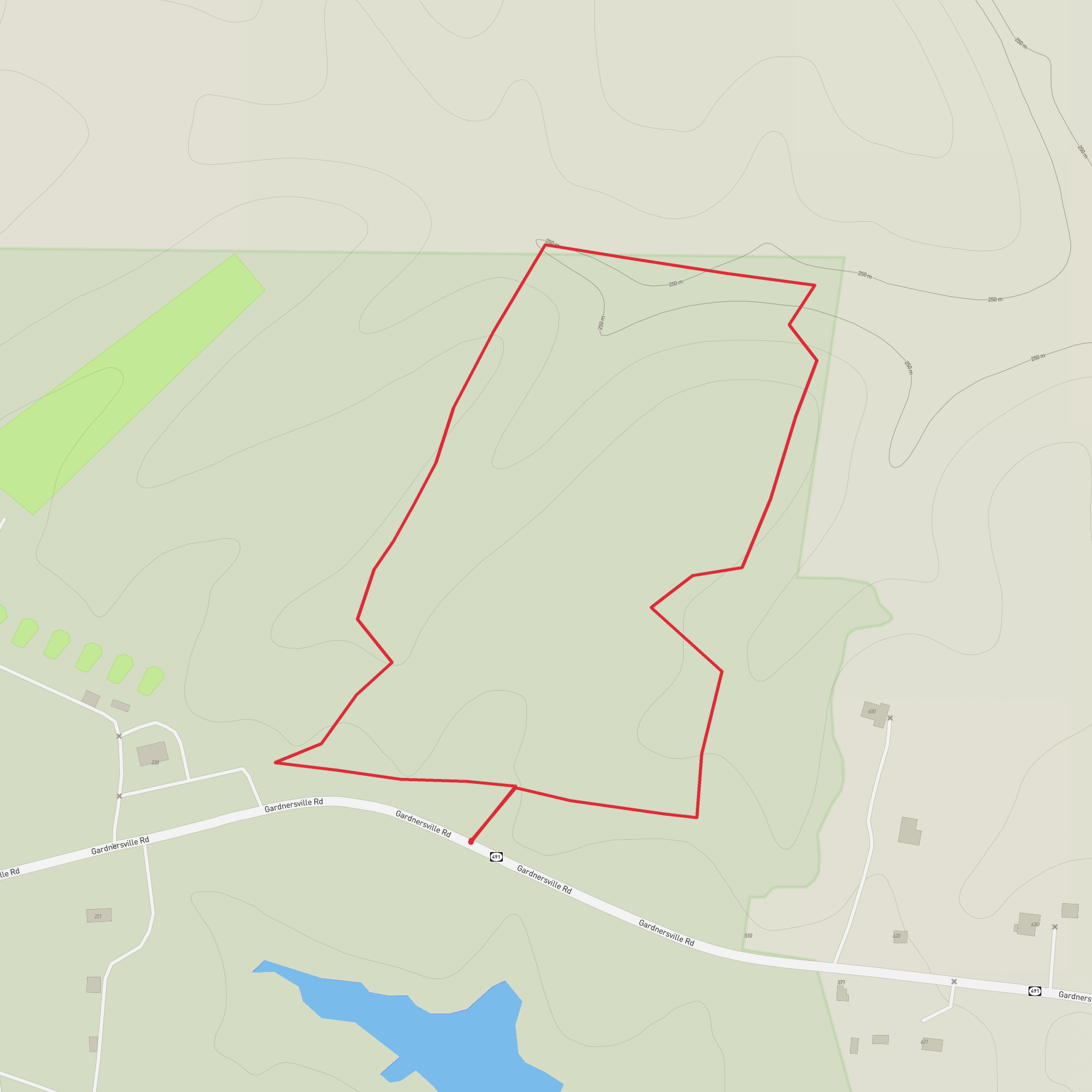 Old Growth Woods Trail mobile static map
