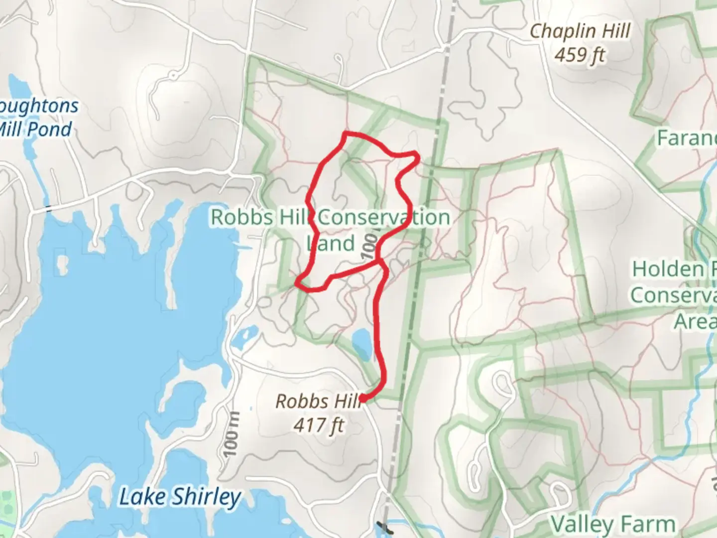 An image depicting the trail Holden Trust Loop Trail and its surrounding area.