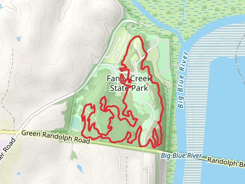 Fancy Creek State Park Loop
