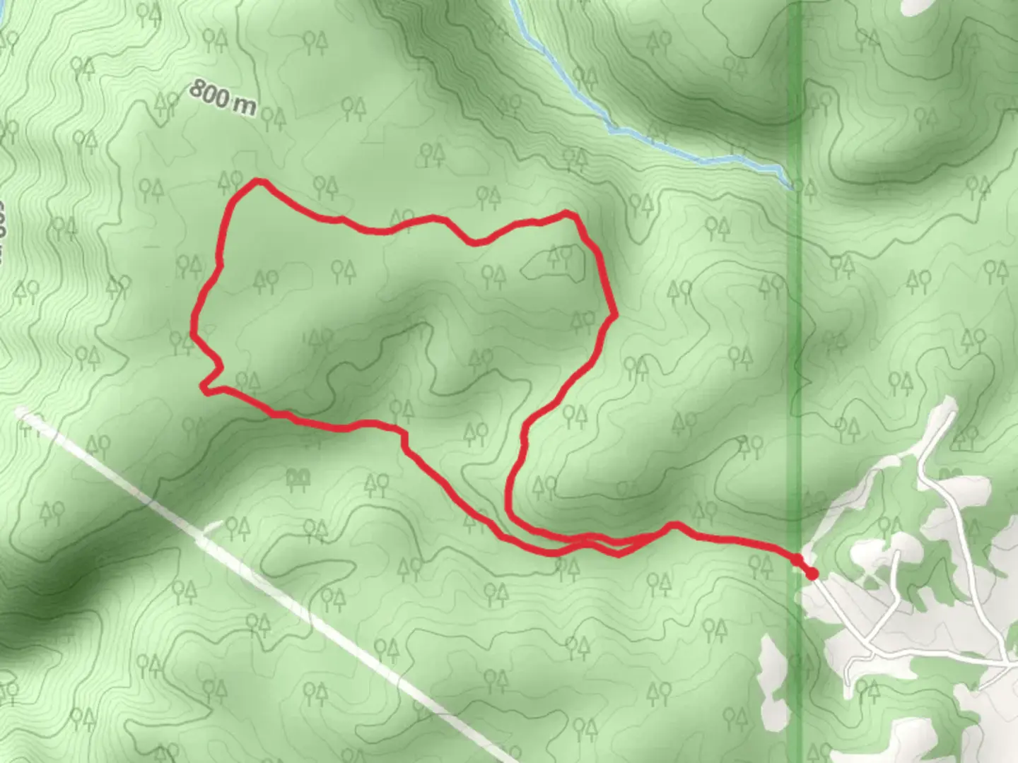 An image depicting the trail Polls Plateau Trail and its surrounding area.
