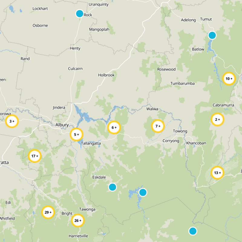 Shire of Towong Static Map