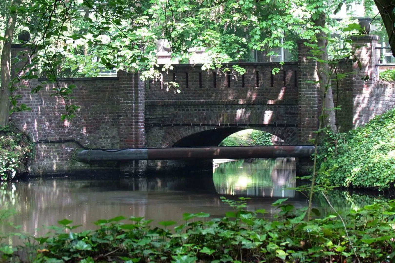 An image depicting the trail Erft via Setikumer Weg and Scheibendamm and its surrounding area.