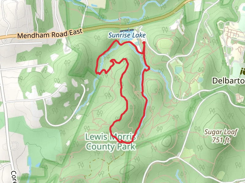 Sunrise Lake - Patriots' Path
