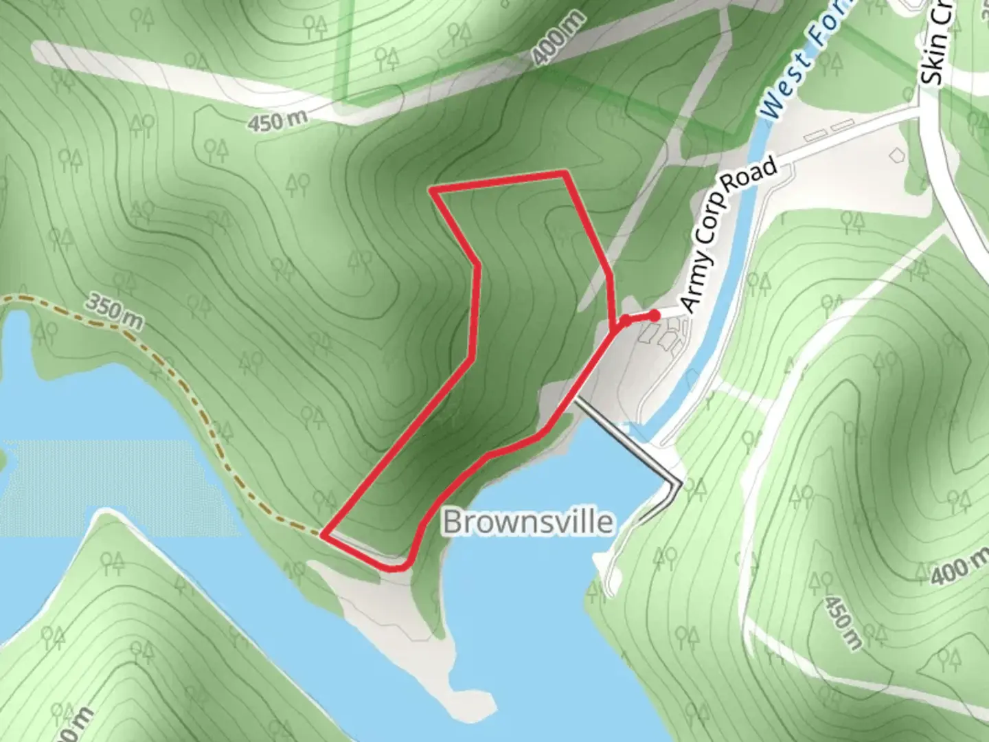 An image depicting the trail Friendship Loop Trail and its surrounding area.