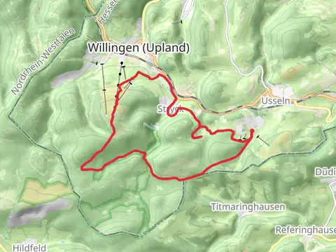 Stryck Forst, Ettelsberg and Musenberg Loop