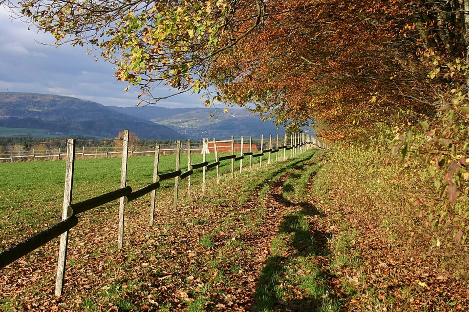 An image depicting the trail Hansjakobweg 2 and its surrounding area.