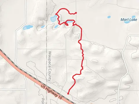 Ice age Trail from North Foley Drive