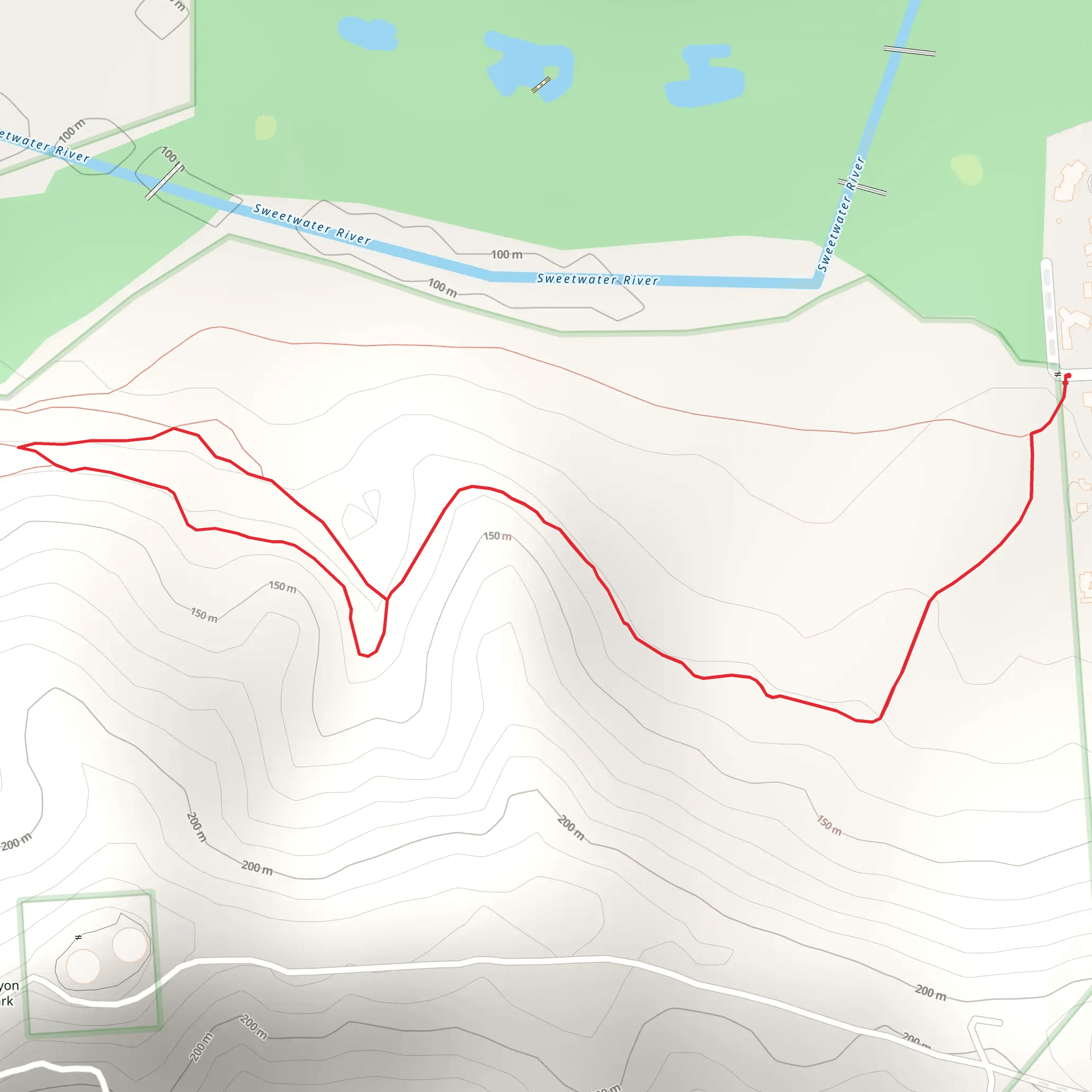 Par Four Short Walk mobile static map