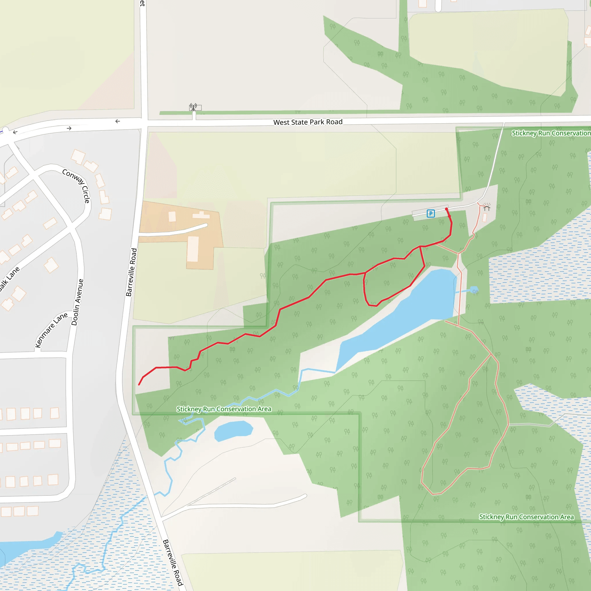 West State Park Road mobile static map