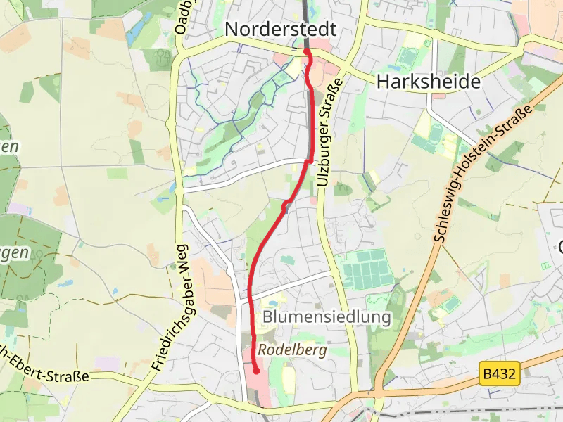 Norderstedt Mitte to Garstedt