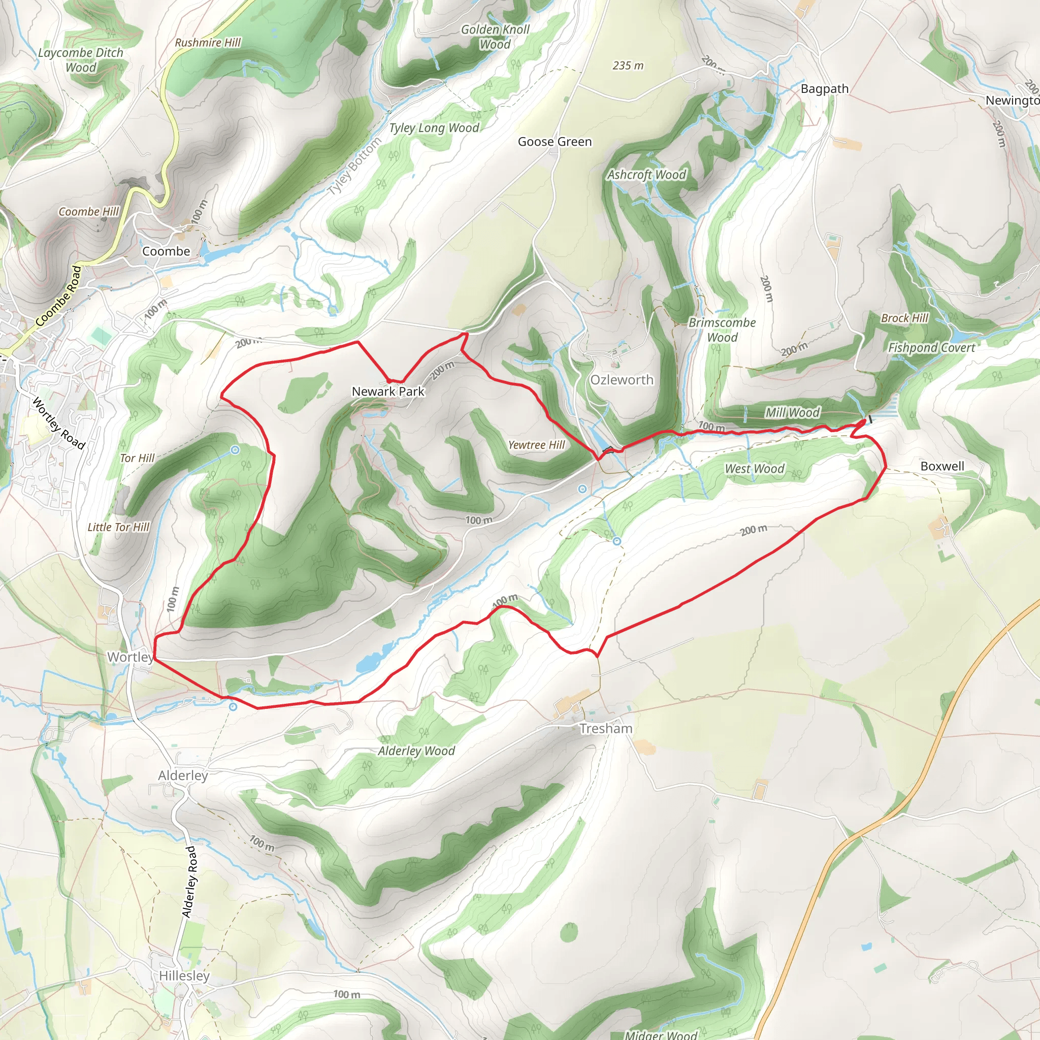 Newark Park, Boxwell and Wortley Loop Walk | Gloucestershire | England