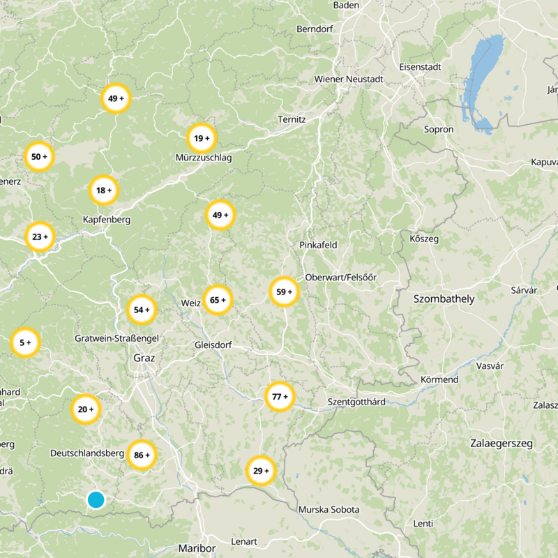 Bezirk Hartberg-Fürstenfeld Static Map