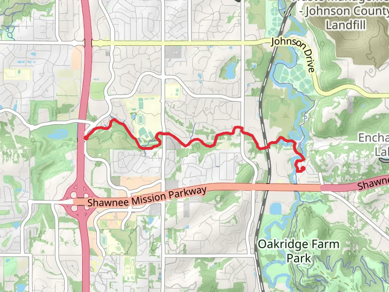 Clear Creek Recreational Trail from Severson Street