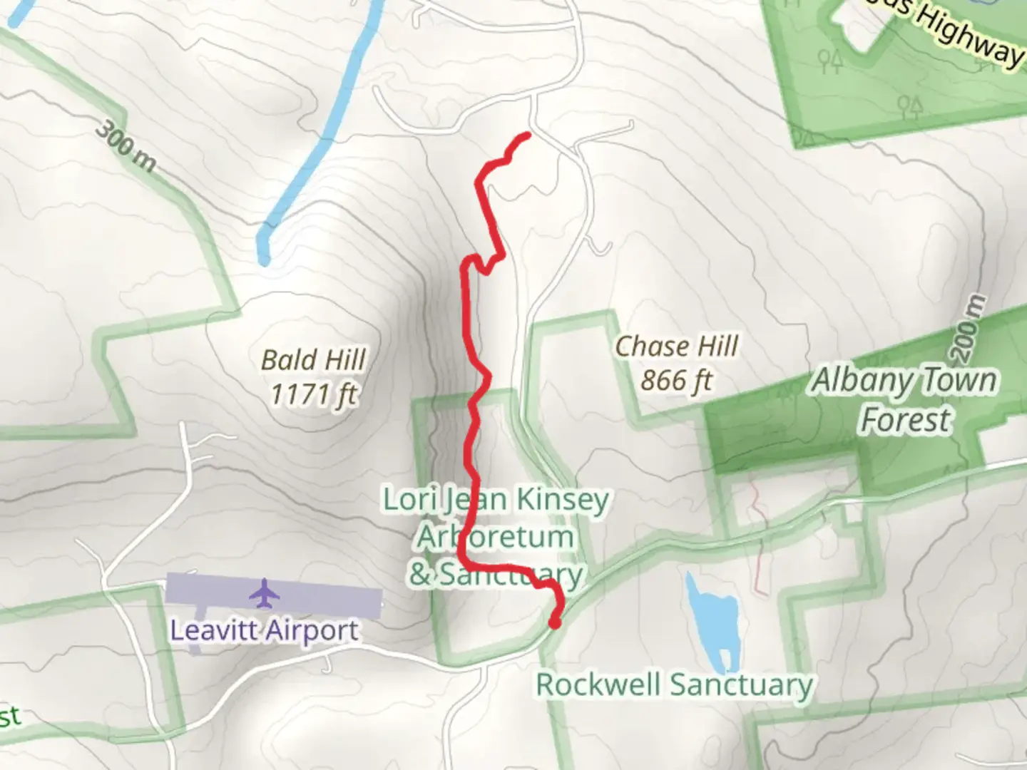 An image depicting the trail Bald Hill Road Trail - North and its surrounding area.