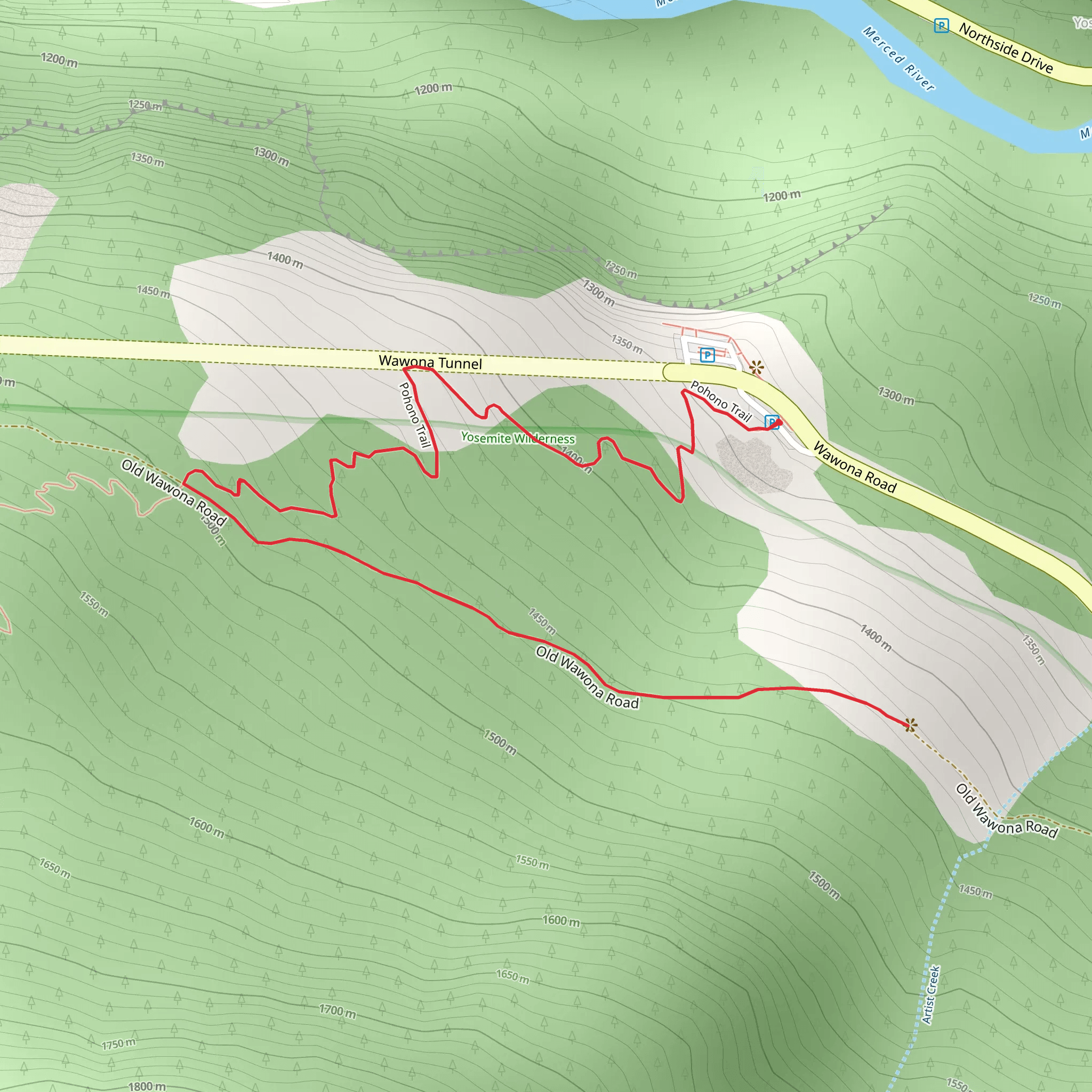 Artist Point mobile static map