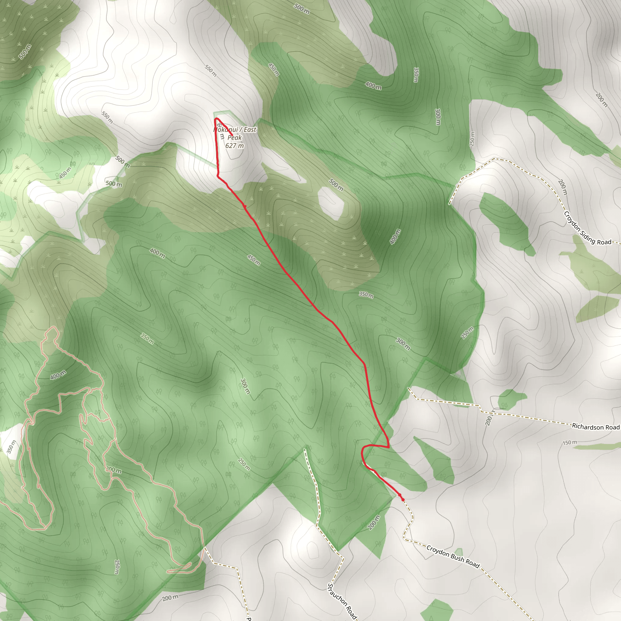 Middle Track mobile static map