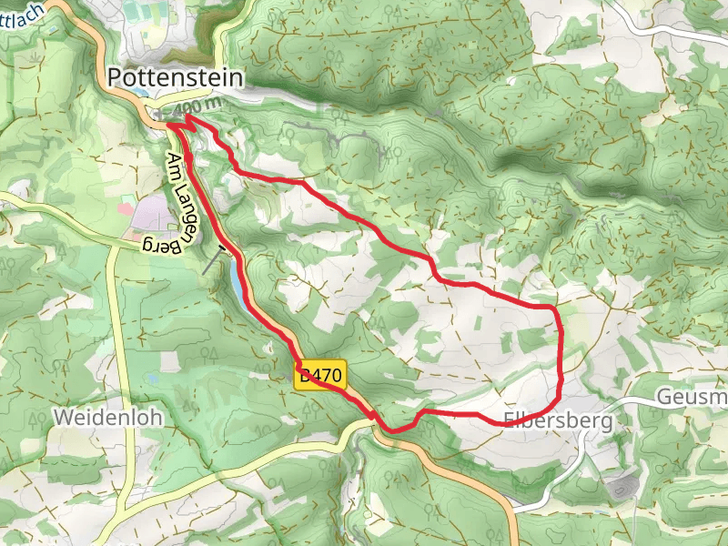 Teufelshöhle, Schuettersmuehle and Hofmanns Kapelle Loop