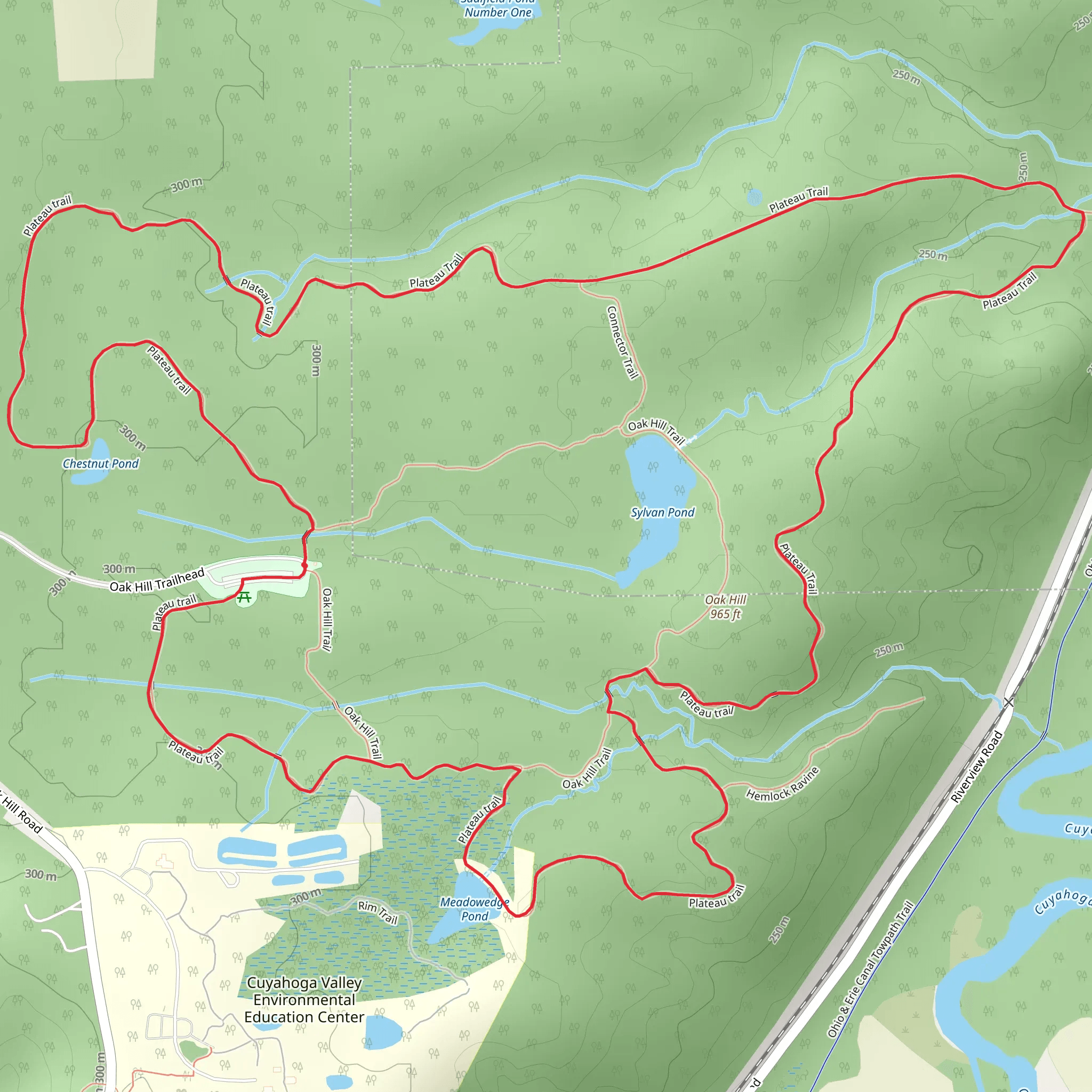Plateau Trail mobile static map